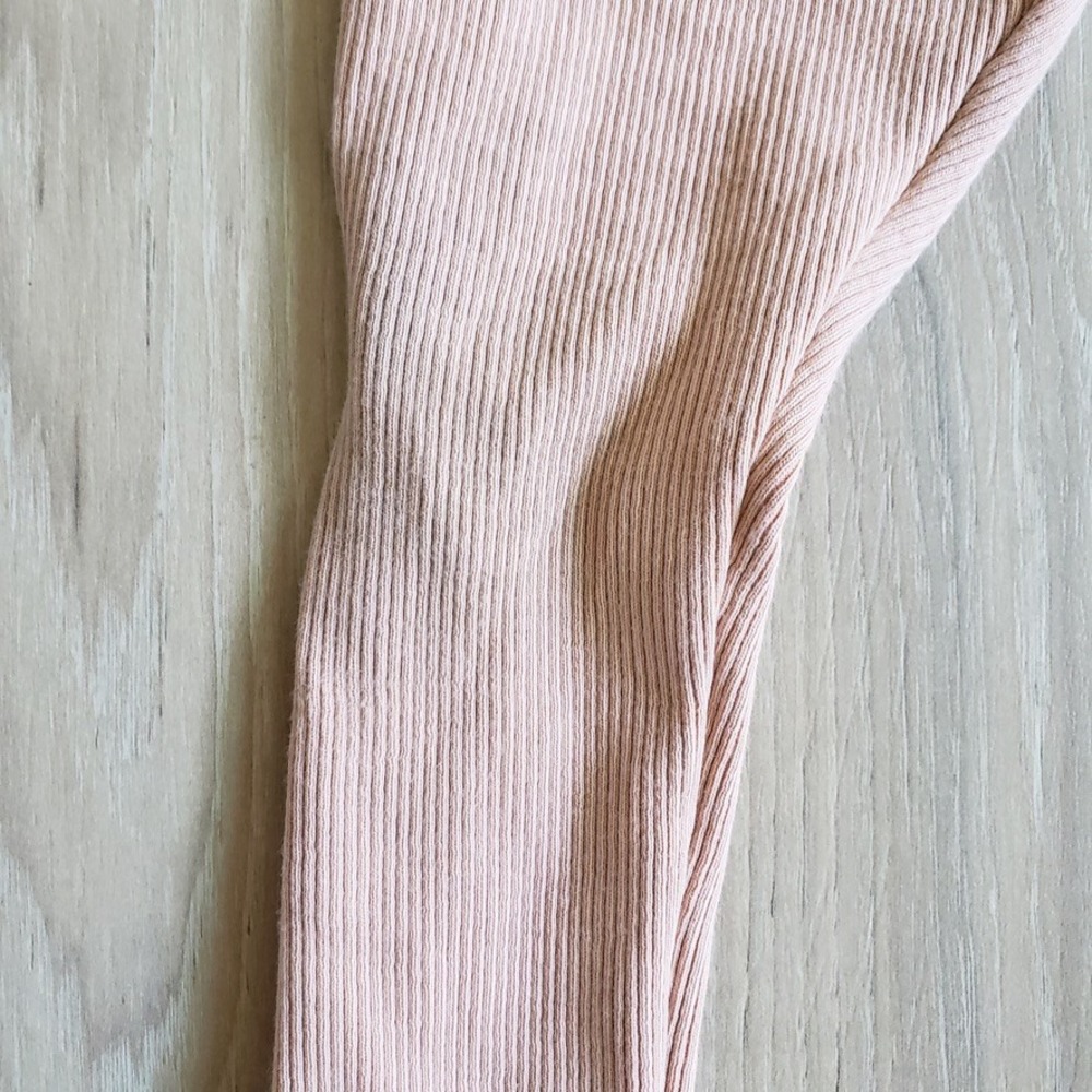 H&M Neutral Lot Girls 2/3T Ribbed Henley Loungewear 3 Matching Shirt Legging Set - Picture 6 of 7